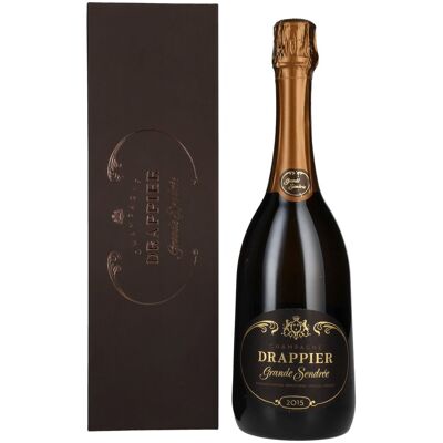 Champagne Drappier Drappier Champagne Grande Sendrée 2015 12% Vol. 0,75l in geschenkverpakking Champagne Drappier Drappier Champagne Grande Sendrée 2015 12% Vol. 0,75l in geschenkverpakking