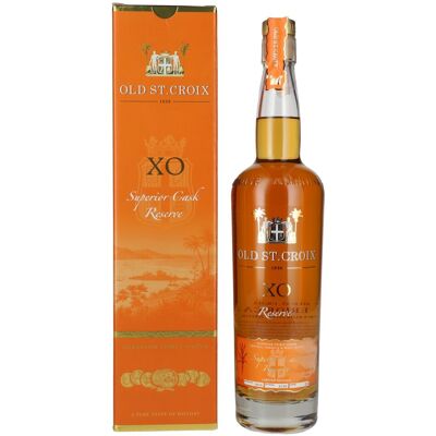 Old St. Croix A.H. Riise X.O. Reserve Superior Cask Spirit Drink 40% Vol. 0,7l in geschenkverpakking Old St. Croix A.H. Riise X.O. Reserve Superior Cask Spirit Drink 40% Vol. 0,7l in geschenkverpakking