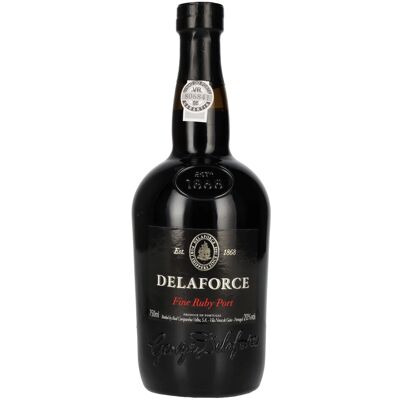 Delaforce Portwijn Fine Ruby Port 20% Vol. 0,75l - Portwijn Delaforce Portwijn Fine Ruby Port 20% Vol. 0,75l - Portwijn