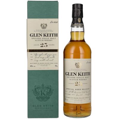 Glen Keith 25 Jaar - Single Malt Whisky Glen Keith 25 Jaar - Single Malt Whisky