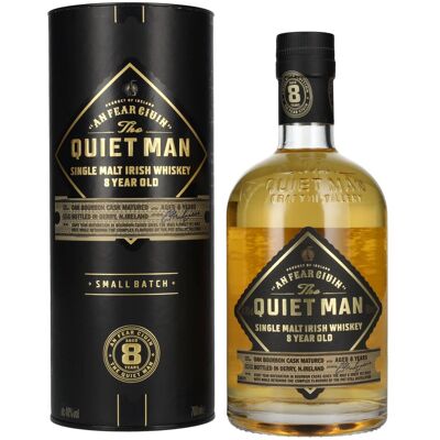 The Quiet Man 8 Jaar Oude Ierse Whisky - Single Malt - Goud The Quiet Man 8 Jaar Oude Ierse Whisky - Single Malt - Goud