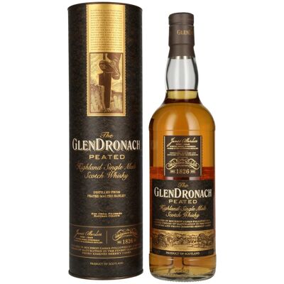 The GlenDronach PEATED Highland Single Malt Scotch Whisky 46% Vol. 0,7l in geschenkverpakking The GlenDronach PEATED Highland Single Malt Scotch Whisky 46% Vol. 0,7l in geschenkverpakking