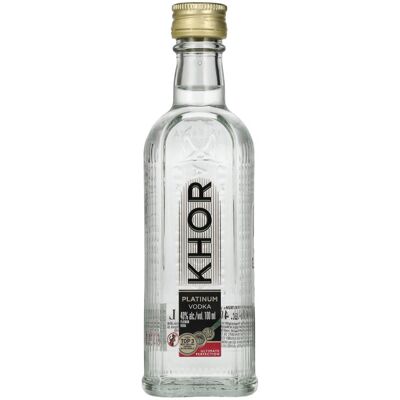 Khortytsa Vodka Khortytsa KHOR PLATINUM Vodka 40% Vol. 0,1l Khortytsa Vodka Khortytsa KHOR PLATINUM Vodka 40% Vol. 0,1l