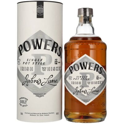 Powers Whiskey Powers 12 Years Old JOHN'S LANE Single Pot Still Irish Whiskey 46% Vol. 0,7l in geschenkverpakking Powers Whiskey Powers 12 Years Old JOHN'S LANE Single Pot Still Irish Whiskey 46% Vol. 0,7l in geschenkverpakking