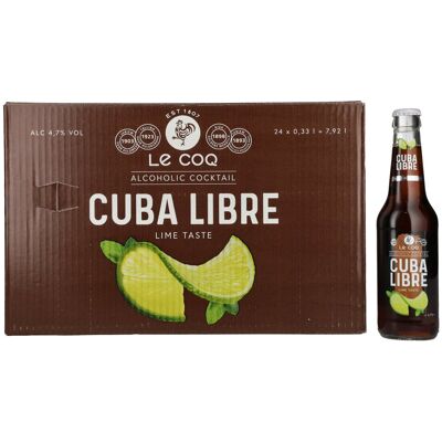 Le Coq CUBA LIBRE 4,7% Vol. 24x0,33l Le Coq CUBA LIBRE 4,7% Vol. 24x0,33l