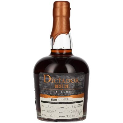 Dictador 1977 EXTREMO Donker Amber Rum - Rum Dictador 1977 EXTREMO Donker Amber Rum - Rum