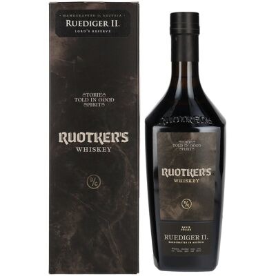 Ruotker's Ruediger II. Whiskey - 43,3% Vol. 0,7l - Cadeauverpakking Ruotker's Ruediger II. Whiskey - 43,3% Vol. 0,7l - Cadeauverpakking