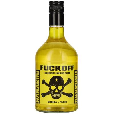 FUCKOFF Harakiri - Hoogwaardige gele fruitschnaps - 700ml 15% FUCKOFF Harakiri - Hoogwaardige gele fruitschnaps - 700ml 15%