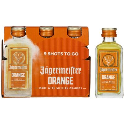 Jägermeister Orange 33% Vol. 9x0,02l Jägermeister Orange 33% Vol. 9x0,02l