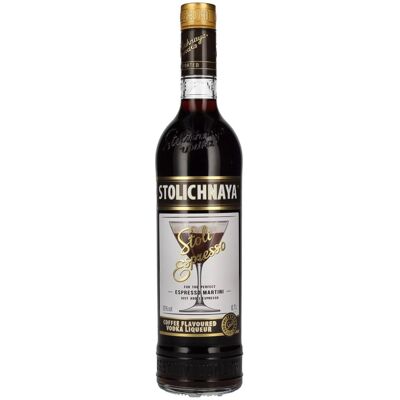Stolichnaya Espresso Koffiesmaak Wodka - Wodka Stolichnaya Espresso Koffiesmaak Wodka - Wodka