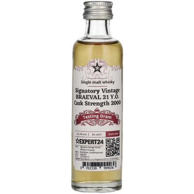 Signatory Vintage Braeval 21 Jaar - Cask Strength Whisky Signatory Vintage Braeval 21 Jaar - Cask Strength Whisky