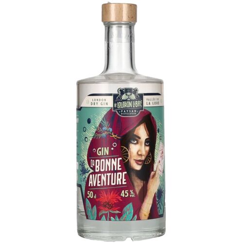 Le Loutron Libre La Bonne Aventure London Dry Gin 45% Vol. 0,5l
