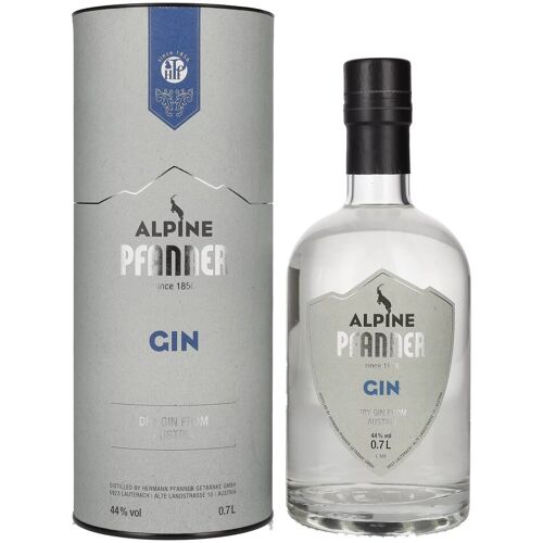Pfanner Whisky Pfanner Alpine Dry Gin 44% Vol. 0,7l in geschenkverpakking