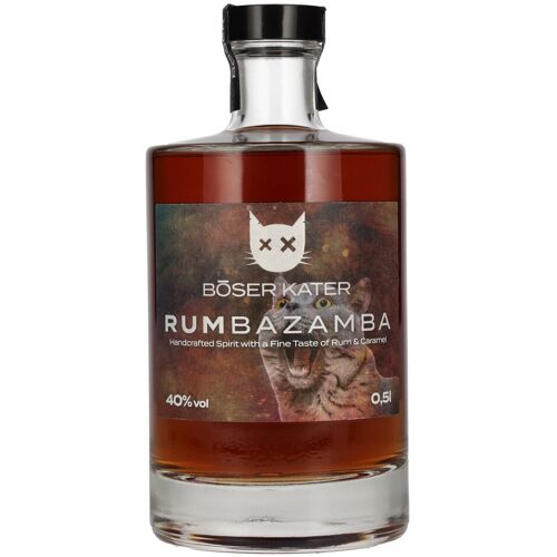 BÖSER KATER RUMbazamba Caramel Toffee Spirit Drink 40% Vol. 0,5l