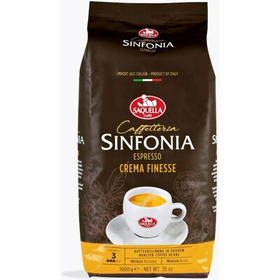 Saquella Licht Roast Koffiebonen - Finesse 1kg Saquella Licht Roast Koffiebonen - Finesse 1kg
