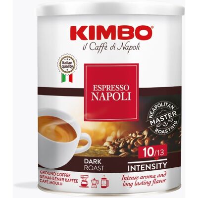 Kimbo Espresso Napoli 250g - Gemalen Koffie Kimbo Espresso Napoli 250g - Gemalen Koffie