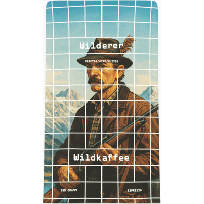 Wildkaffee Wilderer Espresso - 1kg Hele Bonen - Intensiteit 6/6 - Koffiebonen Wildkaffee Wilderer Espresso - 1kg Hele Bonen - Intensiteit 6/6 - Koffiebonen