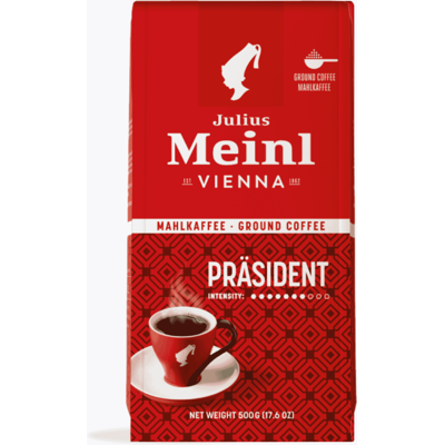 Julius Meinl President 500g gemalen Julius Meinl President 500g gemalen