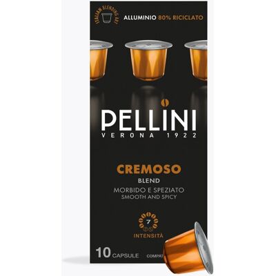 Pellini Cremoso 10 capsules Nespresso® compatibel Pellini Cremoso 10 capsules Nespresso® compatibel