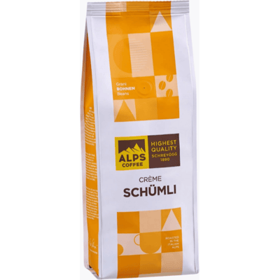 Alps Coffee Crème Schümli - Arabica-Robusta mix - Koffie Alps Coffee Crème Schümli - Arabica-Robusta mix - Koffie