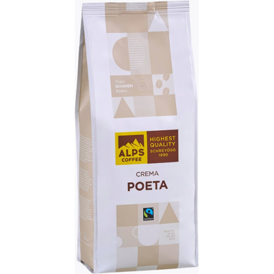 Alps Coffee Poeta - Robusta Arabica Fairtrade - 1kg Koffie Alps Coffee Poeta - Robusta Arabica Fairtrade - 1kg Koffie