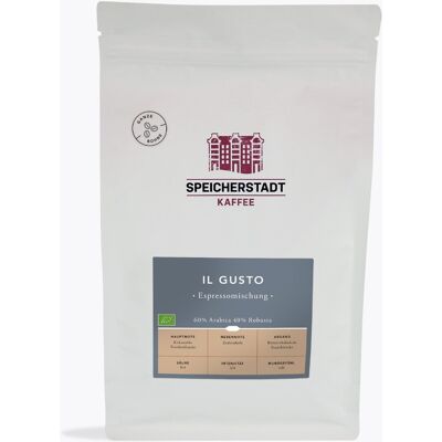 Speicherstadt Il Gusto espressomelange bio 1kg Speicherstadt Il Gusto espressomelange bio 1kg
