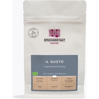 Speicherstadt Il Gusto Organic Espresso Blend - Coffee Speicherstadt Il Gusto Organic Espresso Blend - Coffee