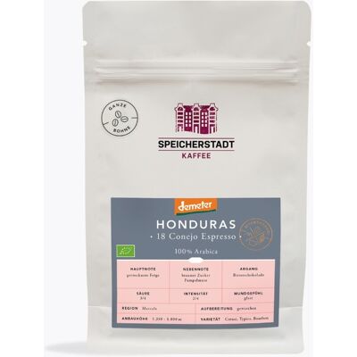 Speicherstadt Honduras 18 Conejo Bio Demeter Espresso - Koffie Speicherstadt Honduras 18 Conejo Bio Demeter Espresso - Koffie