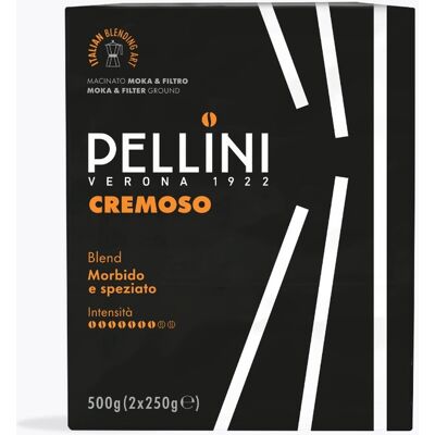 Pellini N° 20 Espresso Koffie - Gemalen voor Moka & Bialetti Pellini N° 20 Espresso Koffie - Gemalen voor Moka & Bialetti