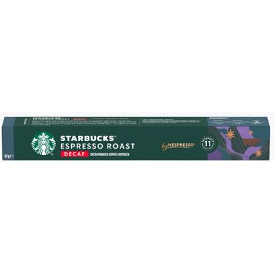 STARBUCKS® by NESPRESSO® Decaf Espresso Roast 10 capsules Nespresso® compatibel STARBUCKS® by NESPRESSO® Decaf Espresso Roast 10 capsules Nespresso® compatibel