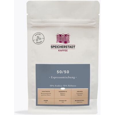 Speicherstadt 50/50 Espresso Koffie - Koffie Speicherstadt 50/50 Espresso Koffie - Koffie