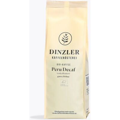 Dinzler Peru Decaf cafeïnevrij biologisch 250g Dinzler Peru Decaf cafeïnevrij biologisch 250g
