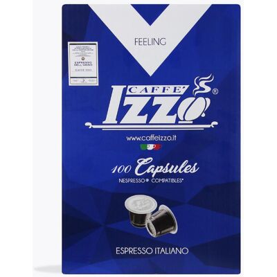Izzo Arabians 100 capsules - Nespresso compatibel koffie Izzo Arabians 100 capsules - Nespresso compatibel koffie