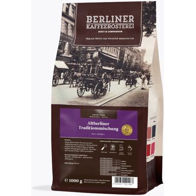 Berliner Kaffeerösterei Altberliner Traditionsmischung - Koffie Berliner Kaffeerösterei Altberliner Traditionsmischung - Koffie