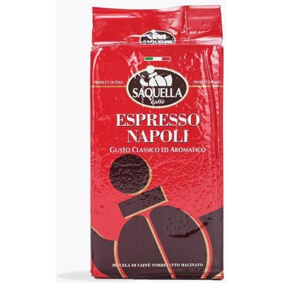 Saquella Napoli Espresso - Aromatische Koffie, Stabiele Crema, Hoog Koffiegehalte Saquella Napoli Espresso - Aromatische Koffie, Stabiele Crema, Hoog Koffiegehalte
