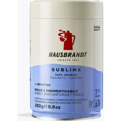 Hausbrandt Sublime 100% Arabica Macinato gemalen 250g Hausbrandt Sublime 100% Arabica Macinato gemalen 250g