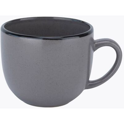 Cosy & Trendy Speckle Grey Beker zwarte rand 240ml Cosy & Trendy Speckle Grey Beker zwarte rand 240ml