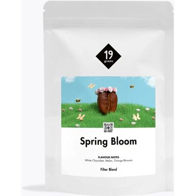 19grams Spring Bloom Filterkoffie - 250 g Hele Bonen - 2/6 Intensiteit 19grams Spring Bloom Filterkoffie - 250 g Hele Bonen - 2/6 Intensiteit