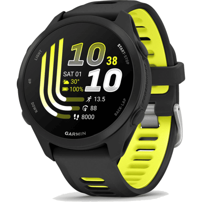 Garmin Forerunner 170 smartwatch, behuizing van vezelversterkt polymeer, 42,6 mm Garmin Forerunner 170 smartwatch, behuizing van vezelversterkt polymeer, 42,6 mm