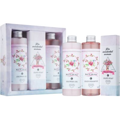 Bohemia Gifts & Cosmetics Rosarium Boho Style cadeau set - Douche Bohemia Gifts & Cosmetics Rosarium Boho Style cadeau set - Douche