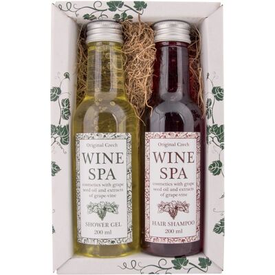 Bohemia Gifts & Cosmetics Wine Spa Douche Set - Spa cadeau set Bohemia Gifts & Cosmetics Wine Spa Douche Set - Spa cadeau set