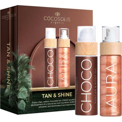 COCOSOLIS Tan & Shine Gift Set voor Accenturen van Bruining COCOSOLIS Tan & Shine Gift Set voor Accenturen van Bruining