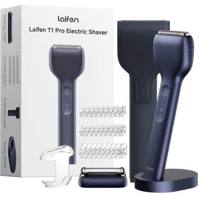 Laifen T1 Pro Giftbox Elektrische Scheerapparaat gift set Dark Blue 1 st Laifen T1 Pro Giftbox Elektrische Scheerapparaat gift set Dark Blue 1 st