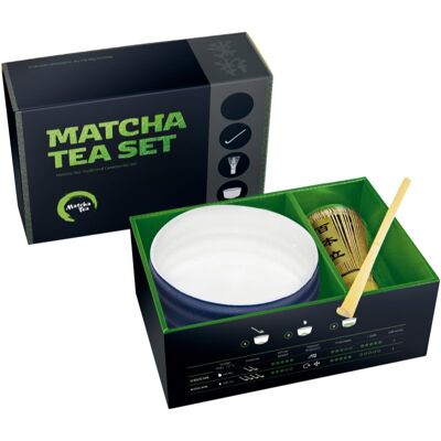 Matcha Tea Matcha Set Jiro Gift Set voor de bereiding van een drankje Matcha Tea Matcha Set Jiro Gift Set voor de bereiding van een drankje