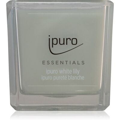 ípuro Essentials White Lily geurkaars 125 g ípuro Essentials White Lily geurkaars 125 g