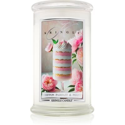Kringle Candle Chiffon Parfait & Peony geurkaars 623 g Kringle Candle Chiffon Parfait & Peony geurkaars 623 g
