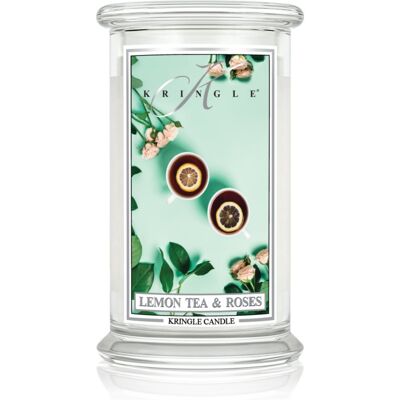 Kringle Candle Classic Lemon Tea & Roses geurkaars 623 g Kringle Candle Classic Lemon Tea & Roses geurkaars 623 g