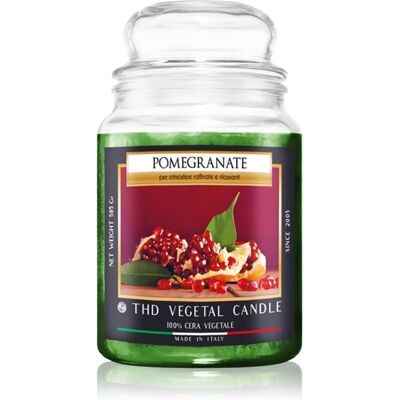 THD Italian Luxury Pomegranate geurkaars 600 g THD Italian Luxury Pomegranate geurkaars 600 g
