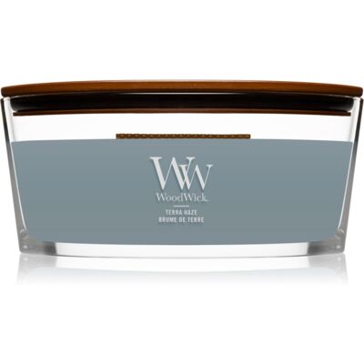 Woodwick Terra Haze geurkaars met een houten lont (hearthwick) 453 g Woodwick Terra Haze geurkaars met een houten lont (hearthwick) 453 g
