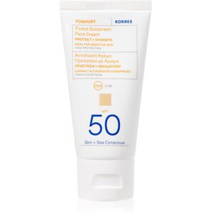 Korres Zonneyoghurt SPF50 - Zonnebrandcrème met natuurlijke tint Korres Zonneyoghurt SPF50 - Zonnebrandcrème met natuurlijke tint